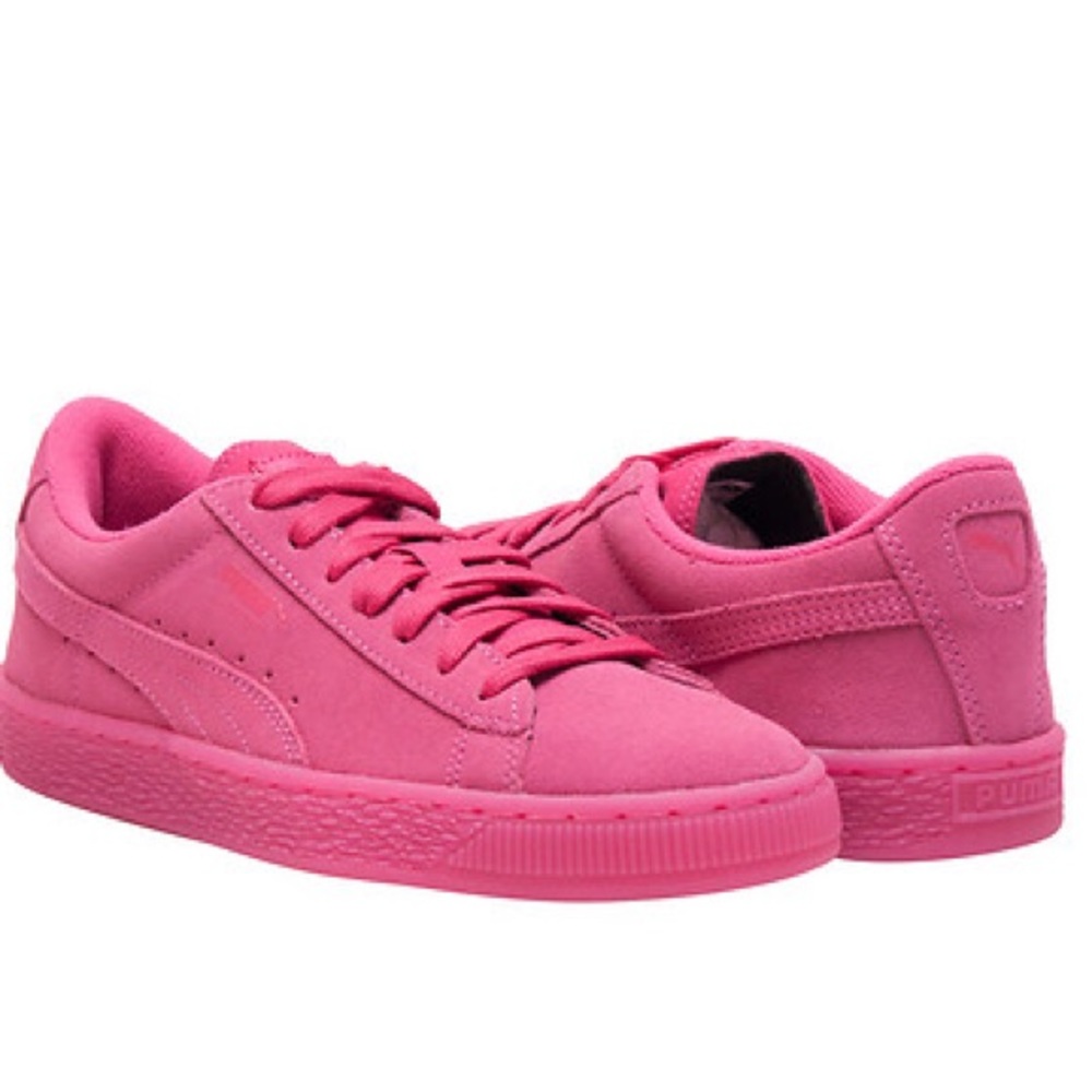 Rose Red/Hibiscus Suede Puma Shoes